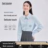 Camicia da Donna Minimalista a Maniche Lunghe con Bottoni