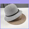 Sommer-Fedora-Hut für Damen aus atmungsaktivem Polyester-Strick, Sonnenschutz, lässige Strandbekleidung