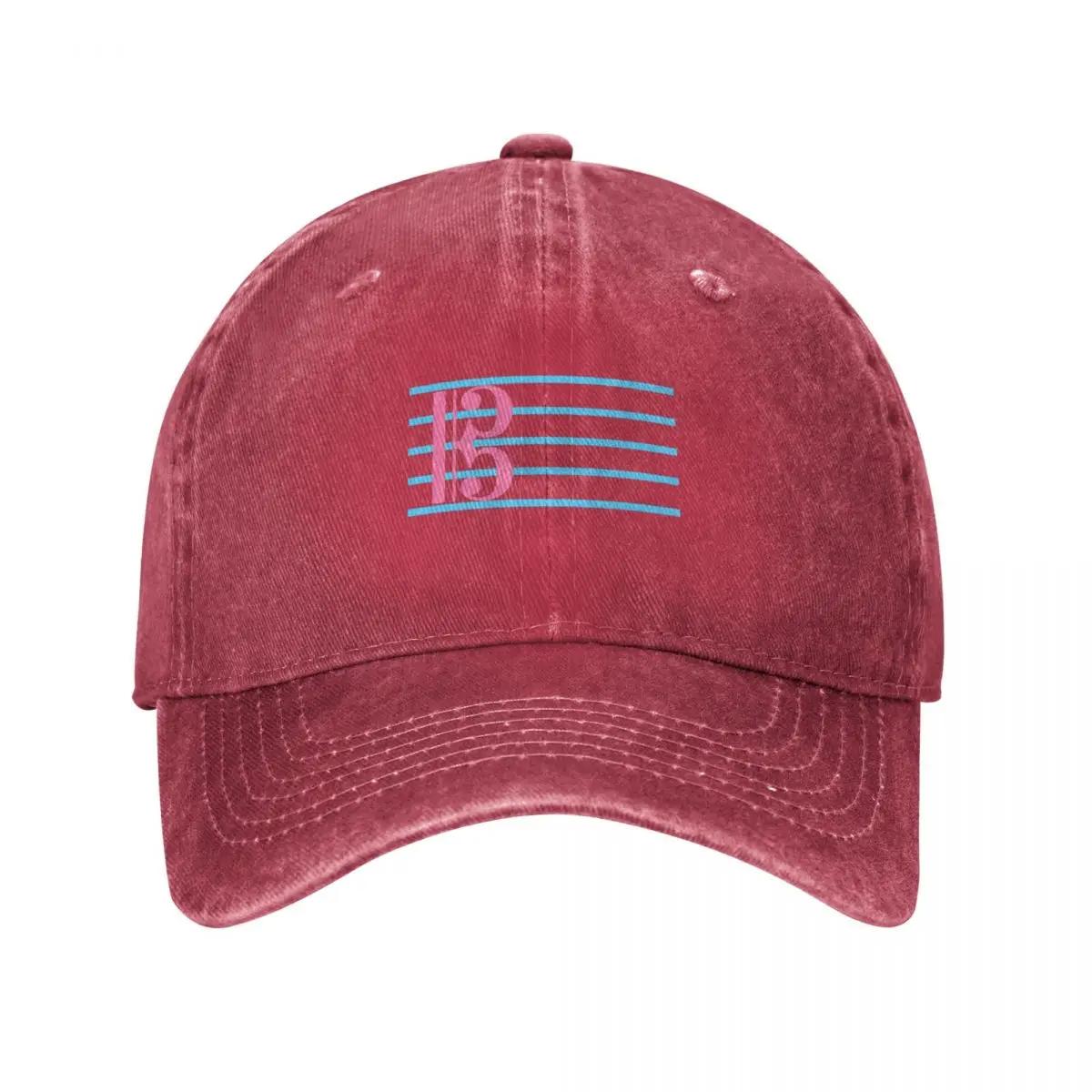 Trans Pride Alto Clef (no background) Baseball Cap Luxury Unisex cap Fashion Beach funny hat Golf Wear Unisex Womens