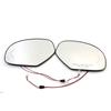 Left Right Door Side Heated Wing Mirror Glass Rearview Rearview Plate for GMC Yukon XL Sierra 1500 2500 3500