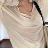 Spicy Girls Sunscreen Blouse Women's Summer Slightly Transparent Facial Mask Long Sleeved T-shirt Just Want To Overlap and Wear White Top