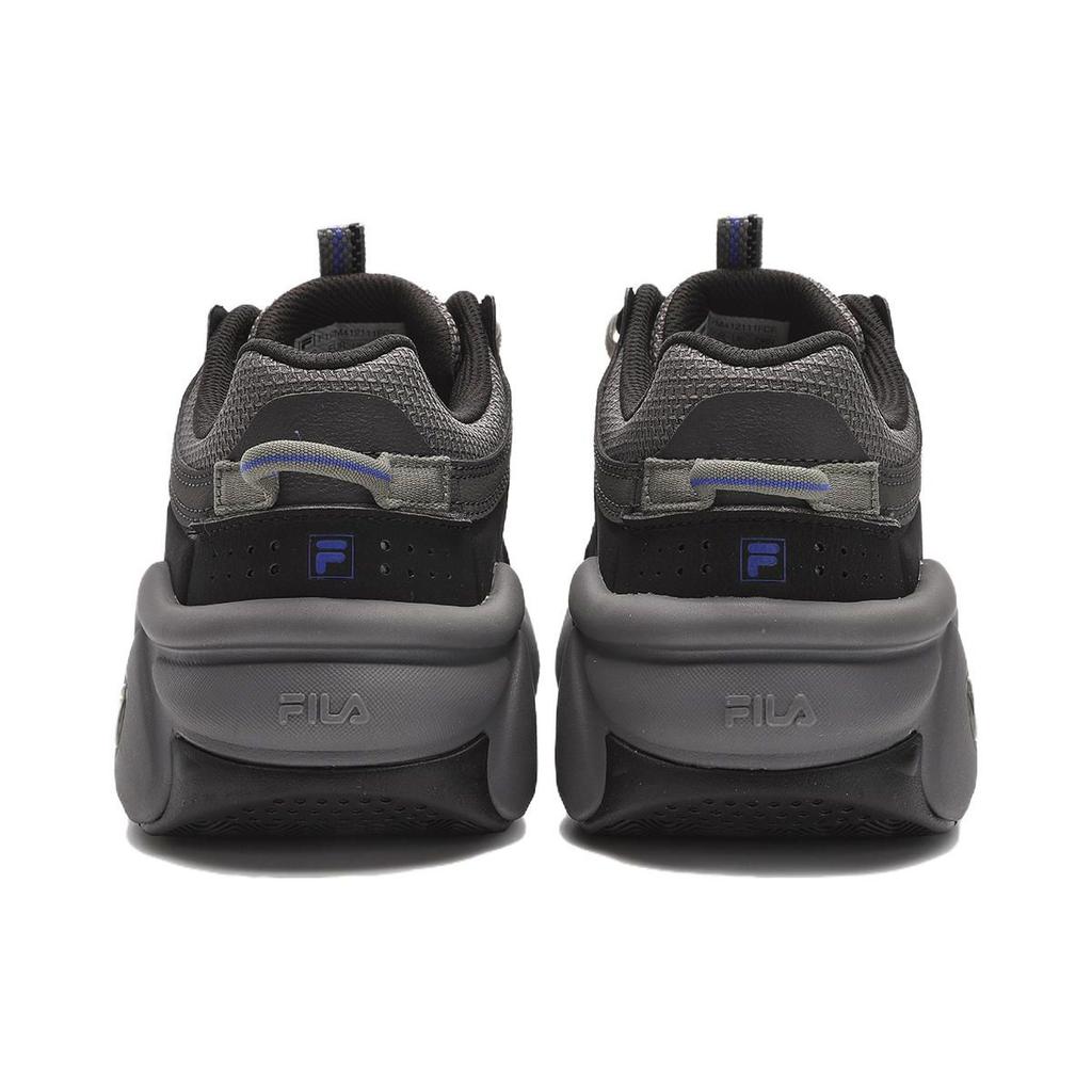 FILA Panini Comfortable Versatile High-Top Retro Basketball Shoes Men sneaker Black Gray F12M412111FCF