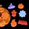 Halloweenská dýně silikonová forma duch netopýr čokoláda sušenka bonbón forma Halloweenská párty DIY pekařské nástroje dekorace dortu forma na led