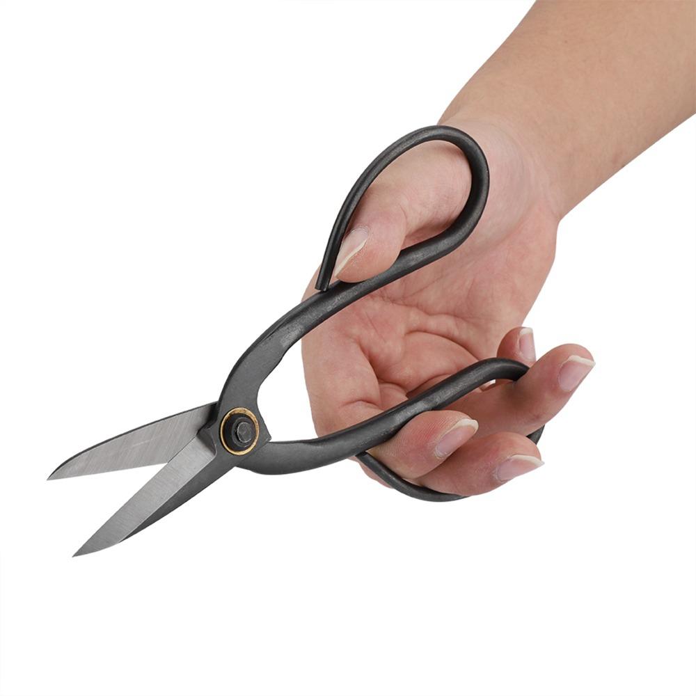 Professional Steel Bonsai Scissors Black Sharp Blades Pruning Shear Butterfly Handle Garden Cutter Indoor Plant