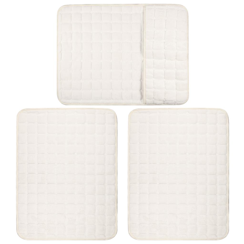 3Pcs Sofa Armrest Cover with Side Storage Pockets Soft Non Slip Four Seasons Sofa Arm Protector Recliner Chair