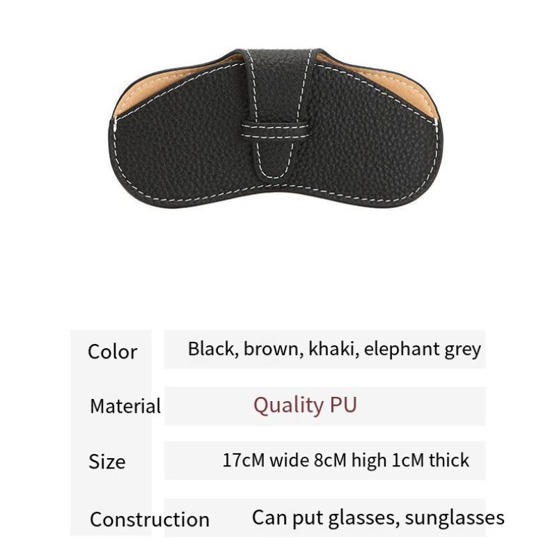 Soft PU Leather Glasses Bag Case Fashion Portable Sun Glasses Pouch Sunglasses Box Eyewear Protector Case Eyeglasses Accessories