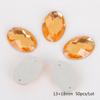 Round Multi-Faceted Acrylic Rhinestones with Double-Hole Flat-Back for Jewelry Accessories