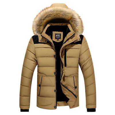 Gewatteerde Kleding Heren Herfst en Winter Heren Jassen Winterkleding Gevoerd en Verdikt Gewatteerde Jassen Plus Size Gewatteerde Kleding