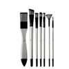 7/9Pcs Portable Painting Brushes Set Wooden Handle Watercolor Drawing Brushes Kits  Drawing Tool
