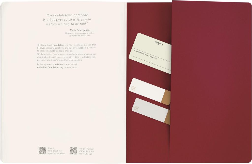 Moleskine Student Cahier Notebook, XXL Size (21.6cm X 27.9cm), Horizontal Ruled, Indigo Blue, CHSTU71B4