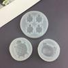 2Pcs Cute Turtle Crab Mold Food-Grade Silicone Mold Chocolate Resin Soap Mold Easy-Release Reusable Baking Mold for Cake Decor Decompression Toy
