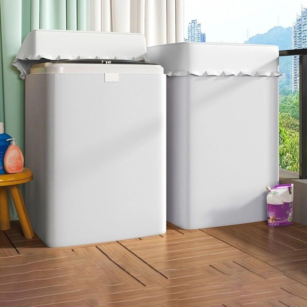 

10-12kg Washing Machine Cover Universal Fit Cloth Material Dustproof Cover Cute Patterns Waterproof