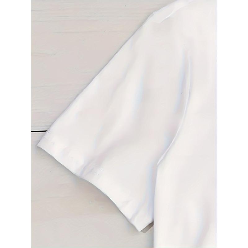 Lebhaftes Löwenzahn 3D-Druck V-Ausschnitt T-Shirt - Klassische Passform Kurzarm Lässiger Stil Damen T-Shirts