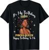 Its My Birthday Pisces Queen Unisex Girl Zodiac Sign Tshirt