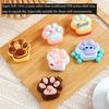 Handmade Cat Paw Taba Squishy,Cute Soft Squeeze Toys, Kawaii Fluffy Squishies Sensory Toys,Silicone Squeeze Toys for Stress Relief, Fidget Toys