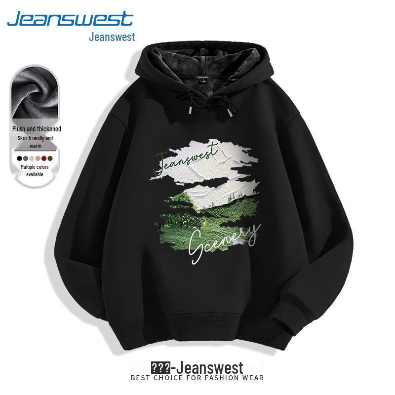 

Jeanswest Men s Fleece Lined Hooded Sweatshirt XL