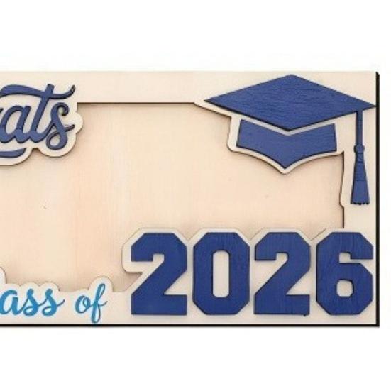 Class of 2026 Graduation Money Holder Wooden Graduation Cash Envelope Box for High School Senior College University Graduates Student Gifts