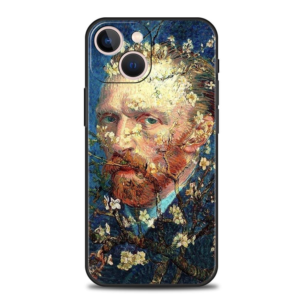Van Gogh Oil Painting Phone Case For iPhone Apple 14 13 Pro Max 12 11 Mini 7 8 Plus XR XS X SE 2020 Cover Shell Soft Coque Funda
