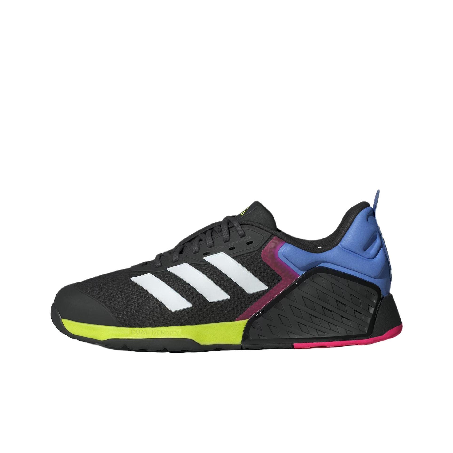 

adidas Dropset 3 Trainer Core Black White Blue Yellow JR1667 36.5