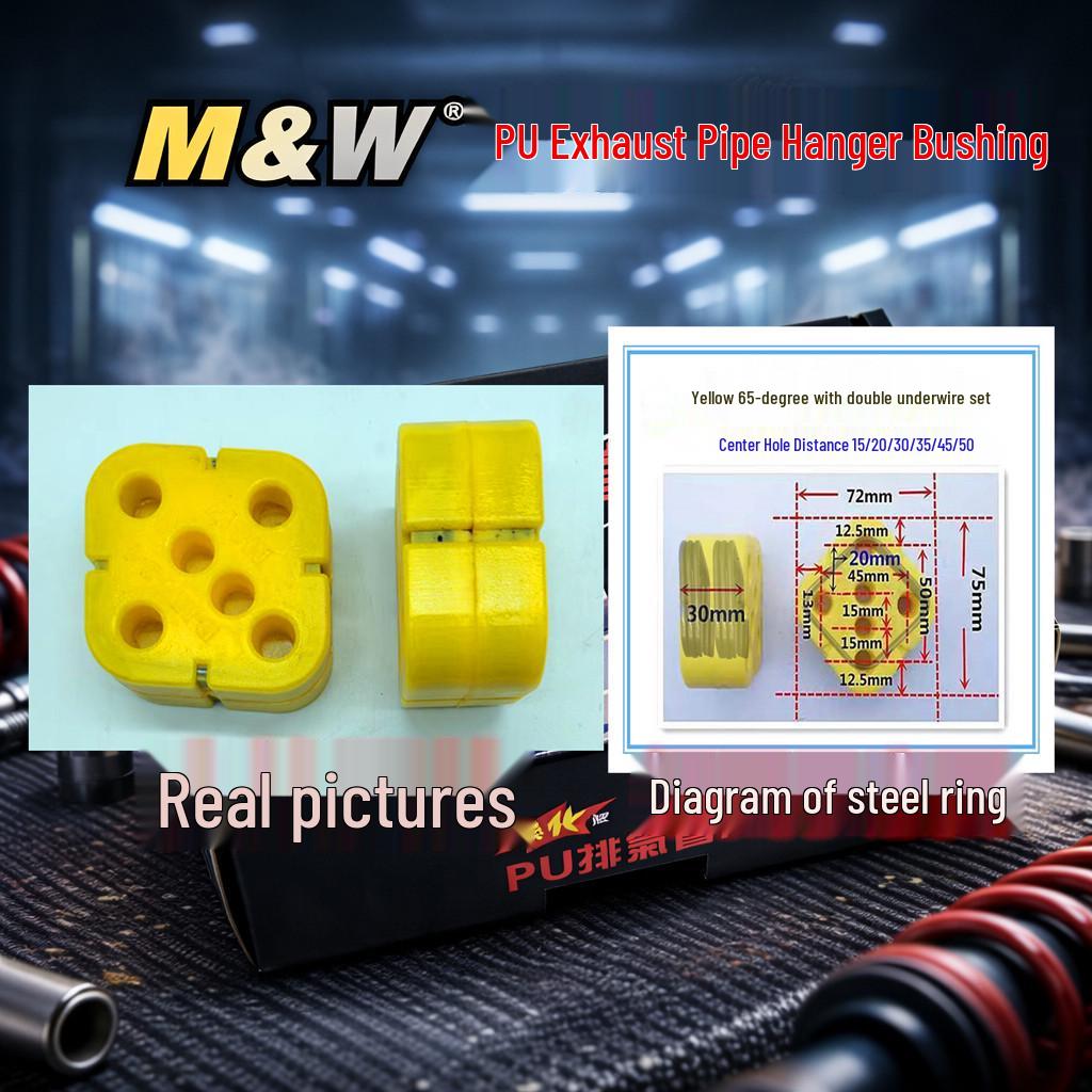 

BMW 1, 3, 5 Series & X5 Exhaust Pipe Reinforcement Rubber Mount Resonance Package - Free Shipping
