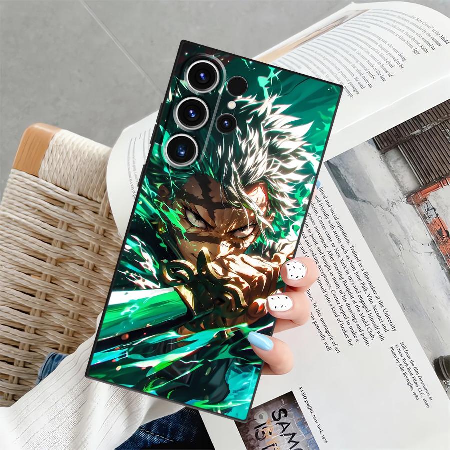 Demons Anime Slayer Case for Samsung Galaxy S25+ S9 S24+ S21 S22 S25 Ultra S20 S23 FE S24 Plus Soft Back Phone Cover