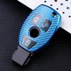 Carbon Fiber TPU Car Smart Key Case Cover pro Mercedes Benz W205 W212 X166 W176 W211 W204 W222 W463 CLA GLC GLK držák