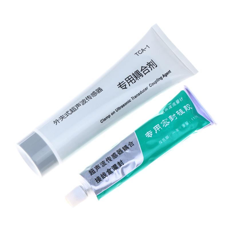 Ultrasonic Flowmeter Sensor Coupling Agent 115/120g TZM-1 High Conductivity Sealant for Industrial Pipe Flow Testing