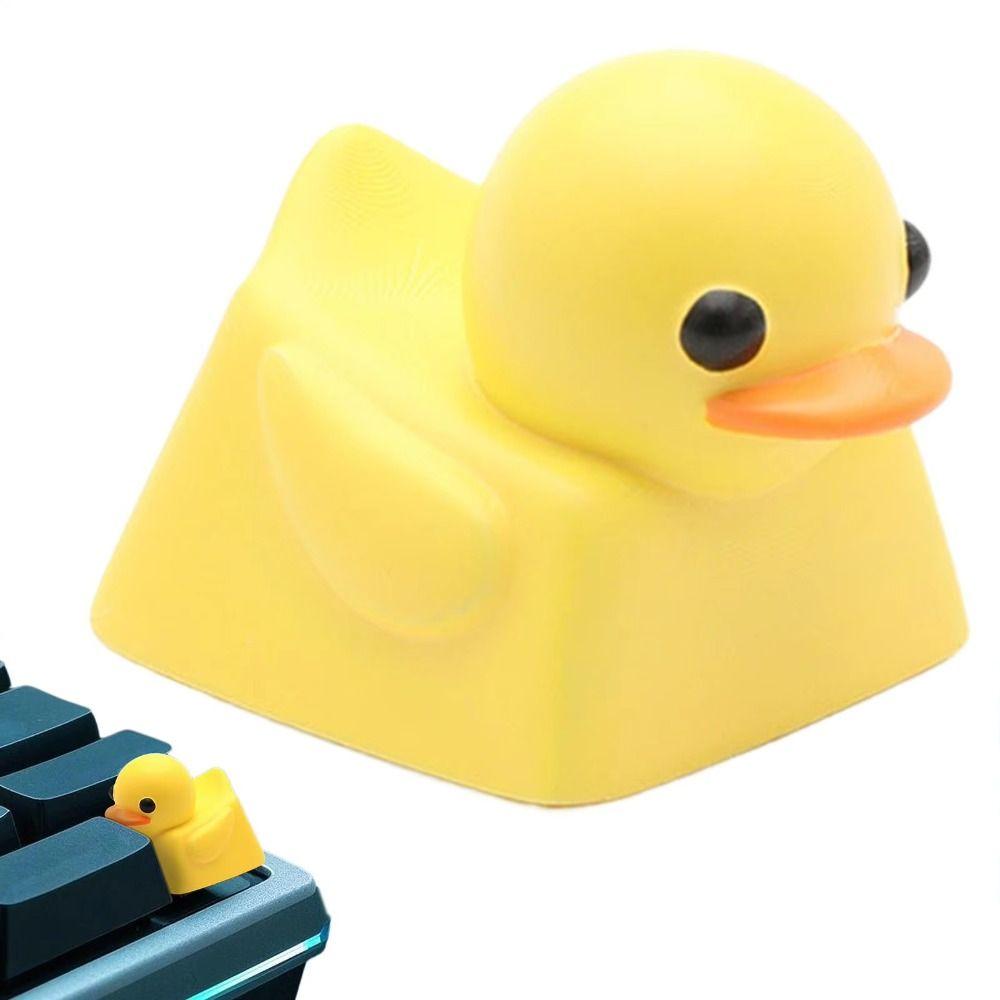 Resin Mechanical Keyboard Cap Cartoon ESC Keycap Duck Keyboard Keycap Replacement Parts
