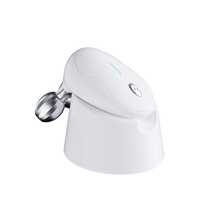 

Высокочастотный электрический массажер для лица с двойным шариковым роликом, аппарат для введения, EMS микротоковый лифтинг, инструмент для красоты лица белый