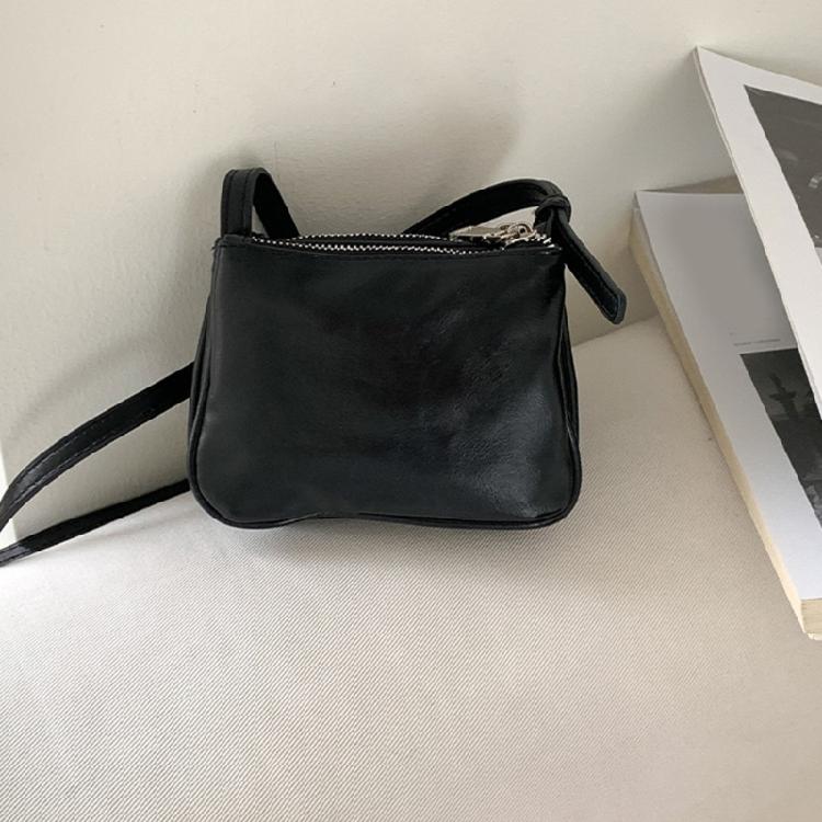 Casual PU Leather Crossbody Bag for Women Girls Phone Bag Small Shoulder Purse