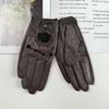 Women's Sheepskin Driver Gloves Thin Breathable Unlined Colored Leather Gloves Summer