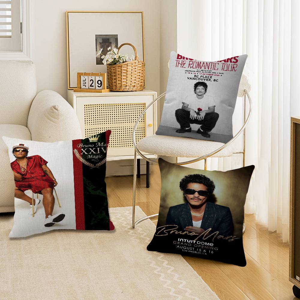 Copricuscino Cantante Bruno Mars Pollici Arredamento Rustico Copricuscini Decorativi per Divano