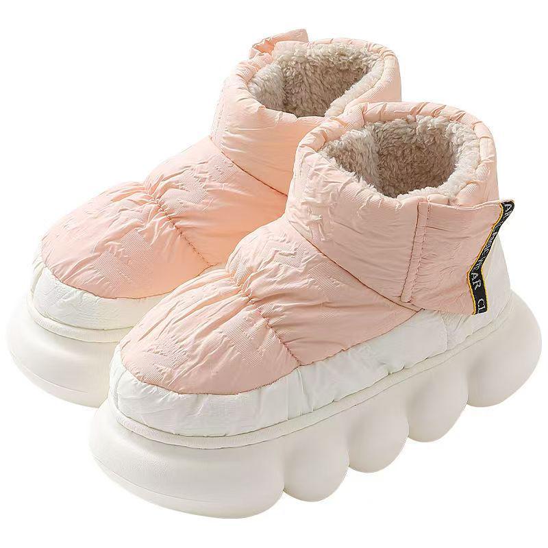 Damen Winter High-Top Indoor/Outdoor Warm gefütterte Schneestiefel mit dicker Sohle