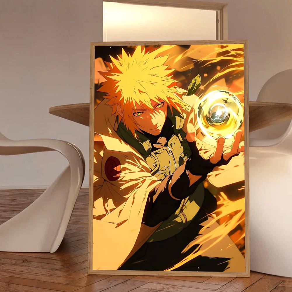 Anime Character Minato Namikaze Manga Posters HD Print Vintage Wall Art Decor for Home Study Room