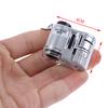 60X Mini Magnifier Microscope With Led Light Jewelry Jeweler Currency Dectector