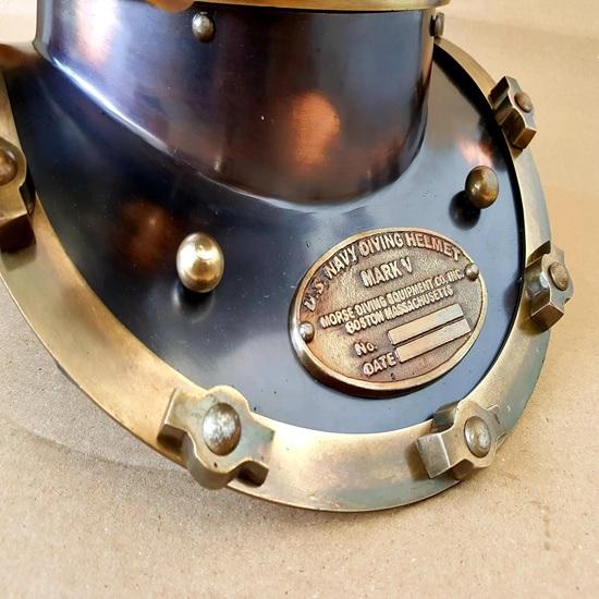 45,72 cm Tauchhelm Mark V Tiefseetaucherhelm See Nautischer Helm Dekorationsobjekt