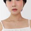 Geegee [silver925] Mini Rose Necklace (2color)