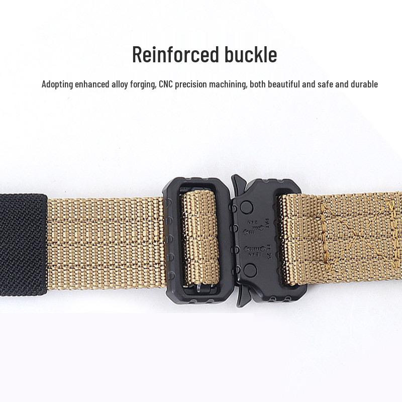 2.5cm Tactical Narrow Canvas Cobra Waist Belt - Unisex Multifunctional Streamer for Pants