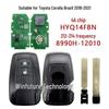 Compatible with Brazilian Toyota Corolla remote key, 312-314 MHz frequency, 4A chip, model HYQ14FBN.