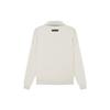 Fear of God Essentials SS22 Knit Long Sleeve Polo Men Tops Wheat FOG-SS22-157