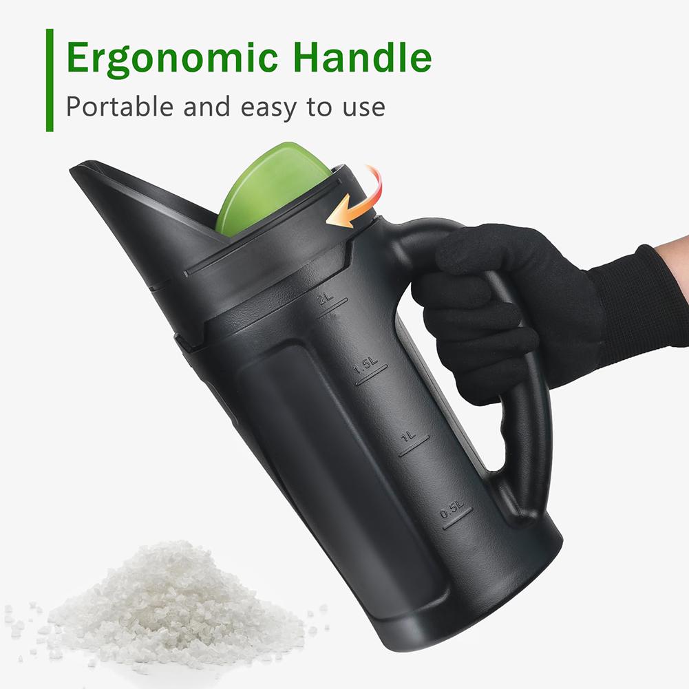 Hand Held Spreader Adjustable Hole Size For Seed Fertilizer Salt Gardening Tool Watering Can Seeding Tool Portable Fertilizer