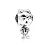 New 925 Silver Angel, Bird, Flower, Cross, Firefly Bead Pendant Beads European Bracelet DIY Accessories Fine Jewelry