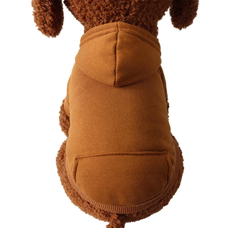 Winter Dog Hoodies Sweatshirt Jacket For Small And Medium Dog Pet Coat Puppy Clothes Chihuahuas Bulldog Costume Puppy Pet Autumn