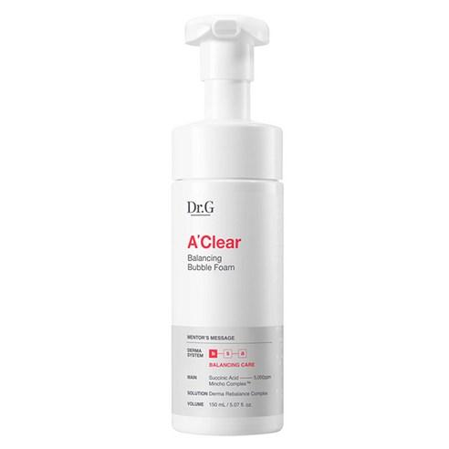 [Dr.G] A'Clear Balancing Bubble Foam Gentle Daily Facial Cleanser 150ml