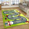 Highway Runway Playroom City Traffic Road Map Child PlayMat Carpet Rug for Bedroom Living Room Sofa Decoration Decor Floor Mat