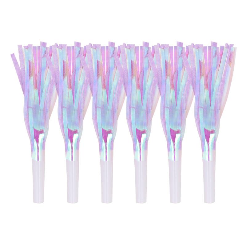 6/12/36Pcs Colorful Blowout Whistles Kids Birthday Party Favors Pinata Filler Wedding Gift Cheer Props Christmas Noise Maker