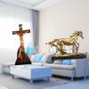 Jesus Sculpture Figurine Artwork Collectible Art Ornament Holy Religious Catholic Statue for Desk
