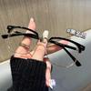 Half Frame Myopia Glasses Fashion Shortsighted Eyeglasses Men Women Optical Goggles Diopter -1.0 To -6.0 Computers Glasses