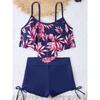 2026 Conjunto Tankini Estampado de 2 Piezas Traje de Baño para Mujer Sexy de Cintura Alta Traje de Baño Bañador Femenino Traje de Baño de Verano Ropa de Playa