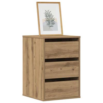 Artisan Oak Chest of Drawers 40 X 41 X 58 Cm Particleboard
